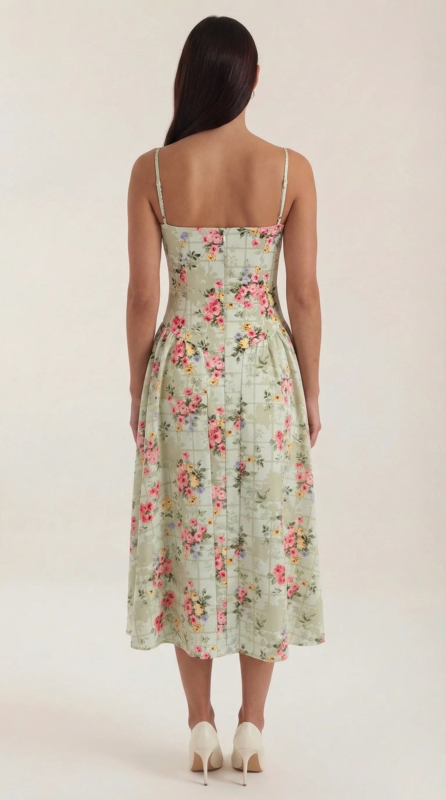 Vestido midi corsé Odette