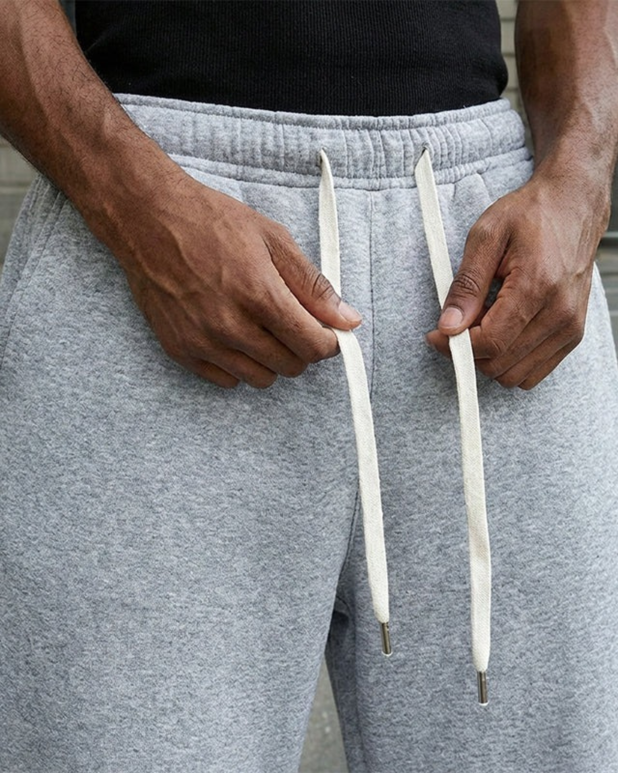 MOISES-Pantalones de hombre de corte holgado