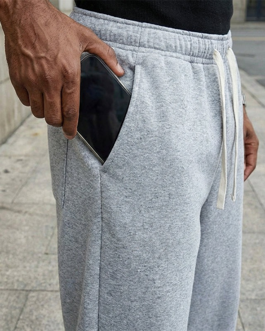 MOISES-Pantalones de hombre de corte holgado