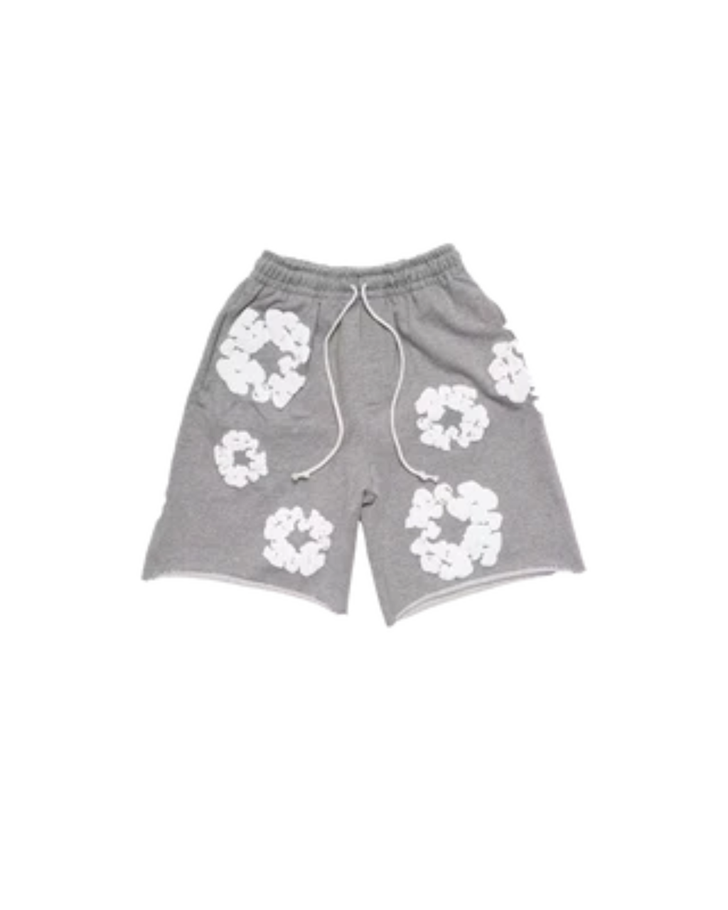 Pantalones cortos con estampado de corona de algodón
