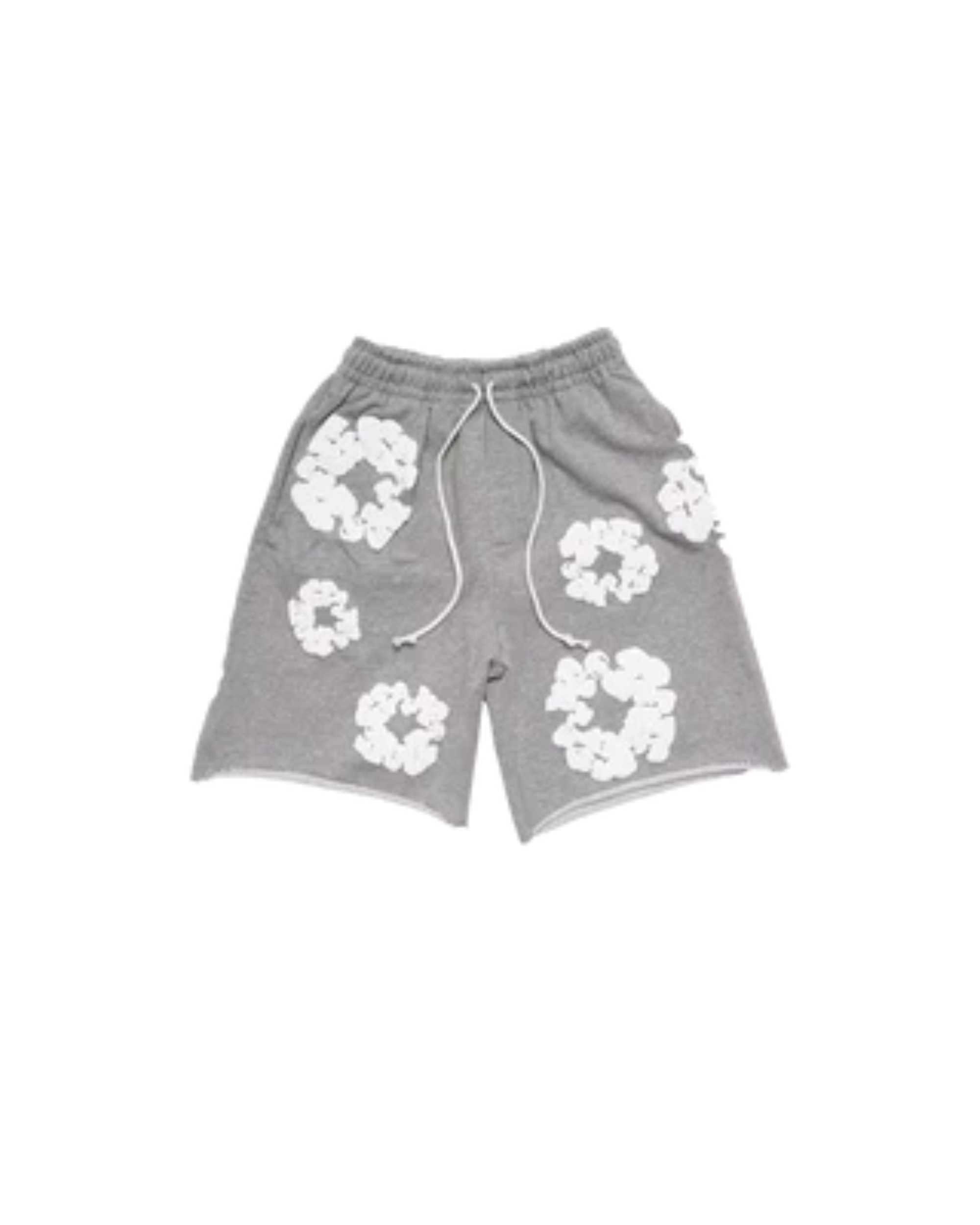 Pantalones cortos con estampado de corona de algodón