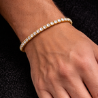 Pulsera de tenis de lujo de 3 mm